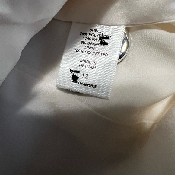 *NWT New York & Company Blazer|White with Black|Size 12 - Picture 2 of 7